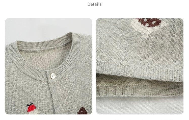 Little Farm Knit Vest Soft Cream